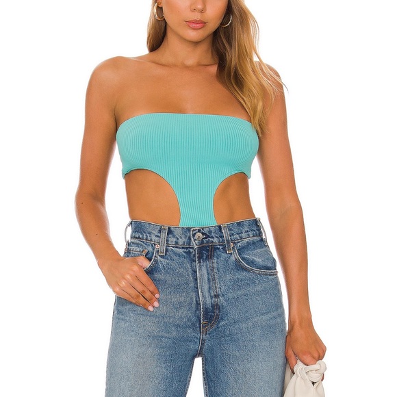 NWT Superdown Cut Out Bodysuit - Picture 3 of 5